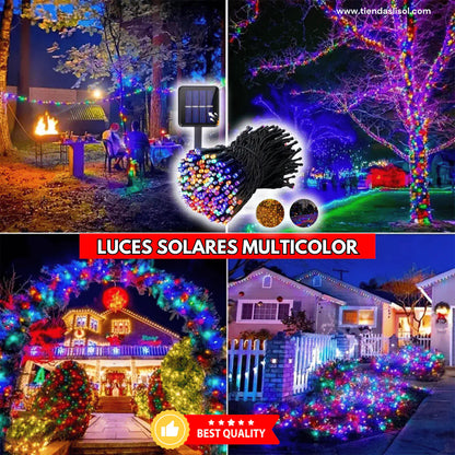Series Navideñas con Panel Solar