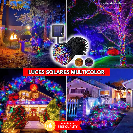 Series Navideñas con Panel Solar