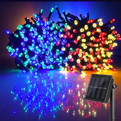 Series Navideñas con Panel Solar